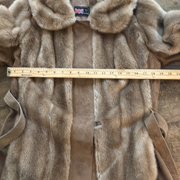 Lilli Ann by Adolph Schumer Faux Fur Genuine Leather Coat *read description - Picture 14 of 16